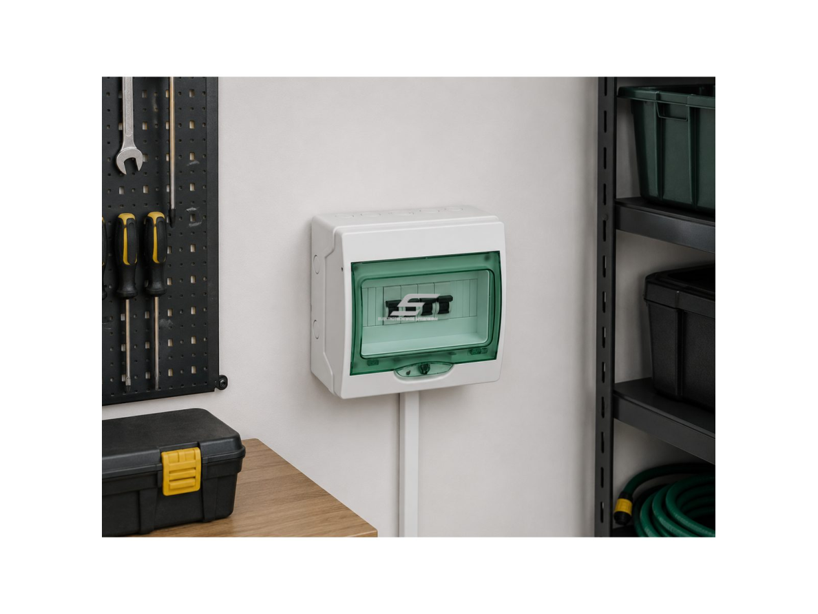 Elektros paskirstymo | modulinis skydelis | dėžė | skydas | 8 modulių | 200x195x112mm | skaidrios durelės | hermetinis | virštinkinis | plastikinis | IP65 | Schneider Electric | Kaedra | 13978 1