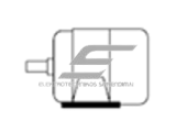 Elektros variklis | 0,55kW (0,75hp) | 230/400V | 1440 aps/min | padinis | IP55 | 2EL080M4B-PD-A0-000 1