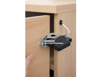 Elektroninė elektromagnetinė spyna | solenoidinis užraktas | 24V DC | 24 W | nerūdijantis plienas | išmanus valdymas | juoda 3
