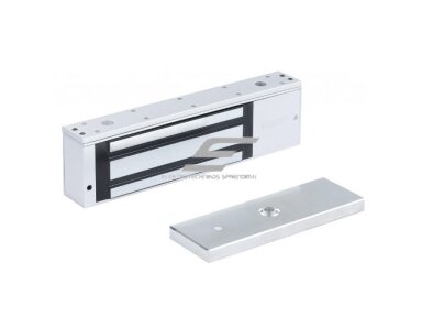 Elektromagnetinė durų spyna su signaliniu išėjimu | elektromagnetas | 12/24VDC | jėga 500kg | 265x71x40mm | PBM-500AS | TK-500S Elektromagnetinė durų spyna su signaliniu išėjimu | elektromagnetas | 12/24VDC | jėga 500kg | 265x71x40mm | PBM-500AS | TK-500S