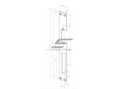 Elektromagnetinės durų spynos juosta | geležtė | ASSA ABLOY | 02140 Elektromagnetinės durų spynos juosta | geležtė | ASSA ABLOY | 02140