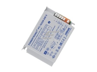 Elektroninis balastas | metalo halogeno lempoms | PTi 70/220–240 S | POWERTRONIC | OSRAM Elektroninis balastas | metalo halogeno lempoms | PTi 70/220–240 S | POWERTRONIC | OSRAM