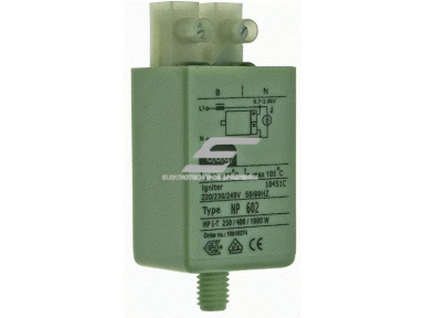 Elektroninis metalo halogenų lempų starteris | paleidėjas | ignitorius | 250/400/1000W | 220/230/240V | NP 602 BAG Electronics Elektroninis metalo halogenų lempų starteris | paleidėjas | ignitorius | 250/400/1000W | 220/230/240V | NP 602 BAG Electronics