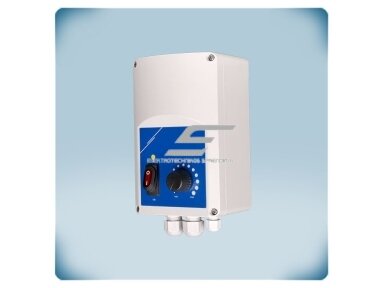 Elektroninis ventiliatoriaus greičio reguliatorius su apšvietimo jungikliu | 10A | 230VAC | virštinkinis | Sentera Controls | SLM-0100-AT
