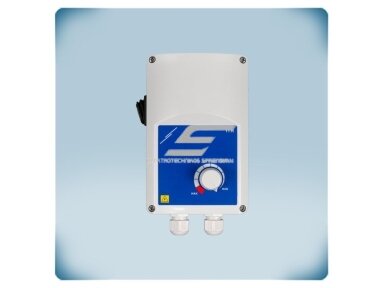Elektroninis ventiliatoriaus greičio reguliatorius su ON/OFF jungikliu | 6A | 110-240VAC | virštinkinis | IP54 | Sentera Controls | ITR-9-60-DT