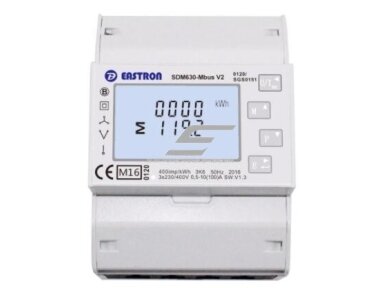 Modulinis trifazis multifunkcinis elektros energijos skaitiklis | 100 A | 3×230/400 V | dvikryptis | RS485 Modbus | DIN | Eastron SDM630-Modbus V2 Modulinis trifazis multifunkcinis elektros energijos skaitiklis | 100 A | 3×230/400 V | dvikryptis | RS485 Modbus | DIN | Eastron SDM630-Modbus V2