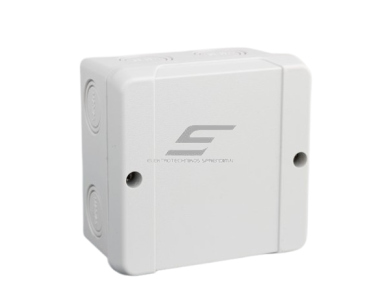 Elektros instaliacijos paskirstymo dėžutė | hermetinė | 98x98x61mm | paviršinė | balta | IP65 | 4779041467054 Elektros instaliacijos paskirstymo dėžutė | hermetinė | 98x98x61mm | paviršinė | balta | IP65 | 4779041467054