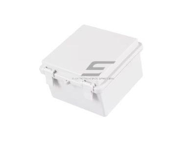 Elektros instaliacijos paskirstymo dėžutė | hermetinė | 200x200x100mm | paviršinė | ABS plastikas | pilka | IP67 Elektros instaliacijos paskirstymo dėžutė | hermetinė | 200x200x100mm | paviršinė | ABS plastikas | pilka | IP67