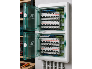 Elektros paskirstymo | modulinis skydelis | dėžė | skydas | 72 modulių (4x18) | 842x448x160mm | skaidrios durelės | hermetinis | virštinkinis | plastikinis | IP65 | Schneider Electric | Kaedra | 13987 Elektros paskirstymo | modulinis skydelis | dėžė | skydas | 72 modulių (4x18) | 842x448x160mm | skaidrios durelės | hermetinis | virštinkinis | plastikinis | IP65 | Schneider Electric | Kaedra | 13987