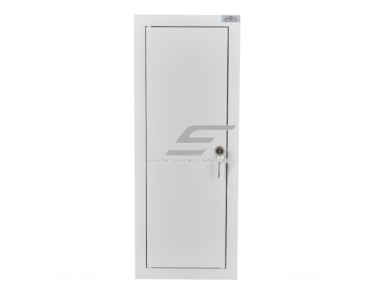 Elektros paskirstymo skydelis | dėžė | 12 modulių | su spyna | 180x540x120mm | 1F elektros skaitikliams | potinkinis | plieninis | IP31