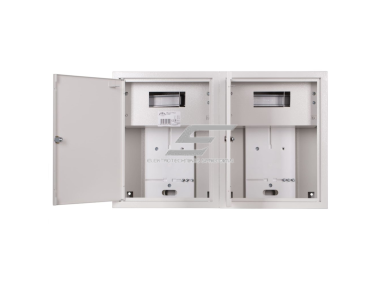 Trifazis | įvadinis elektros skydelis | dėžė | skydas | su paskirstymu | 24 modulių | dvigubos durys su spyna | 580x620x220mm | 2x3F skaitikliui | su plombavimo galimybe | virštinkinis | plieninis | IP31 Trifazis | įvadinis elektros skydelis | dėžė | skydas | su paskirstymu | 24 modulių | dvigubos durys su spyna | 580x620x220mm | 2x3F skaitikliui | su plombavimo galimybe | virštinkinis | plieninis | IP31