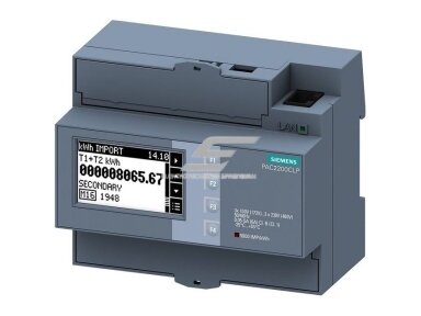 Modulinis | skaitmeninis elektros tinklo analizatorius | 3F | 65A | 276/480VAC | 6MW | DIN | Siemens | SENTRON | PAC2200CLP | 7KM2200-2EA40-1JB1 Modulinis | skaitmeninis elektros tinklo analizatorius | 3F | 65A | 276/480VAC | 6MW | DIN | Siemens | SENTRON | PAC2200CLP | 7KM2200-2EA40-1JB1