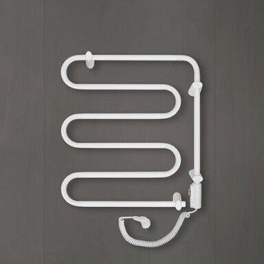 Electric Towel Warmer | Towel Rail | 75W | 230V | IP44 | 560x520x60mm | white Electric Towel Warmer | Towel Rail | 75W | 230V | IP44 | 560x520x60mm | white