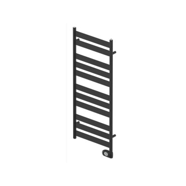 Electric towel warmer | heated towel rail | with timer | 500W | 230V | IP44 | 500x1200mm | black | ADAX Wave 50-120-500 BLACK Electric towel warmer | heated towel rail | with timer | 500W | 230V | IP44 | 500x1200mm | black | ADAX Wave 50-120-500 BLACK