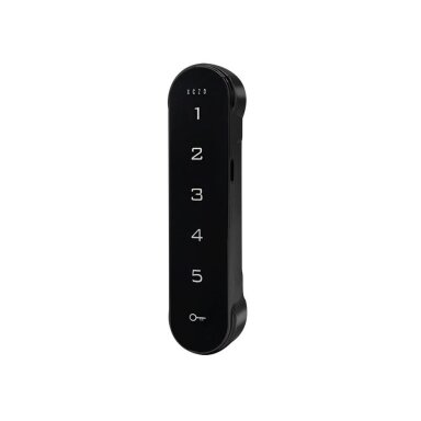 Electronic keypad lock | digital | 110x28x19mm | zinc alloy | backlit | black Electronic keypad lock | digital | 110x28x19mm | zinc alloy | backlit | black