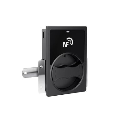 Smart cabinet lock | NFC unlocking | 109x75x29.4mm | black Smart cabinet lock | NFC unlocking | 109x75x29.4mm | black