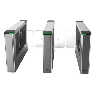 Electronic access control turnstile | bidirectional | with doors/gates | middle | for people flow management | IP54 | Hikvision DS-K3B501SX-M/M/DP Electronic access control turnstile | bidirectional | with doors/gates | middle | for people flow management | IP54 | Hikvision DS-K3B501SX-M/M/DP