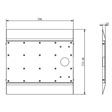 Electronic access control turnstile base | for people flow management | 798x773.56x34mm | Hikvision DS-K3G411-BASE550-R Electronic access control turnstile base | for people flow management | 798x773.56x34mm | Hikvision DS-K3G411-BASE550-R