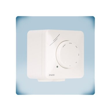 Electronic fan speed controller from max. to min. | LED | 2.5A | 230VAC | surface-mounted/flush-mounted | IP54/IP44 | Sentera Controls | LTX-0-25-AT