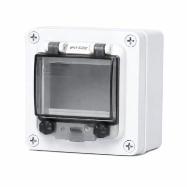 Modulāra elektroinstalācijas sadales kārba | ar vāku | hermētiska | 125x125x75 mm | virsapmetuma | ABS plastmasa + PC | IP66 Modulāra elektroinstalācijas sadales kārba | ar vāku | hermētiska | 125x125x75 mm | virsapmetuma | ABS plastmasa + PC | IP66