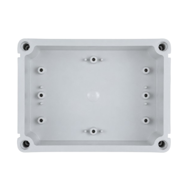 Elektroinstalācijas sadales kārba ar caurspīdīgu vāku | ar skrūvēm | plastmasas | hermētiska | 140x190x100mm | virsapmetuma | pelēka | IP67