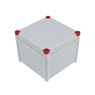 Elektroinstalācijas sadales kārba | plastmasas | hermētiska | 100x100x80mm | virsapmetuma | pelēka | IP67 Elektroinstalācijas sadales kārba | plastmasas | hermētiska | 100x100x80mm | virsapmetuma | pelēka | IP67