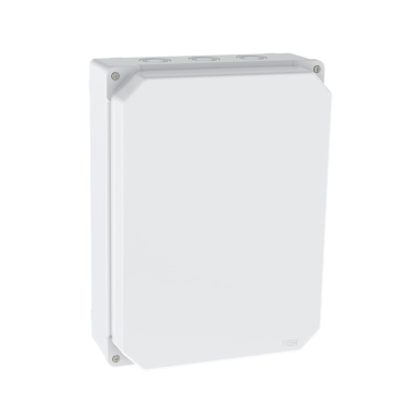Elektripaigalduse jaotuskast | termoplastne | hermetiseeritud | 260x350x115mm | pinnapealne | halogeenivaba | valge | IP67 | TEM Elektripaigalduse jaotuskast | termoplastne | hermetiseeritud | 260x350x115mm | pinnapealne | halogeenivaba | valge | IP67 | TEM