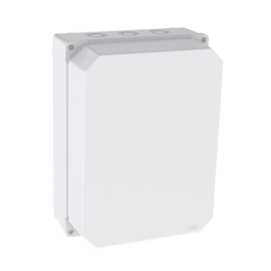 Elektripaigalduse jaotuskast | termoplastne | hermetiseeritud | 260x350x155mm | pinnapealne | halogeenivaba | valge | IP67 | TEM Elektripaigalduse jaotuskast | termoplastne | hermetiseeritud | 260x350x155mm | pinnapealne | halogeenivaba | valge | IP67 | TEM