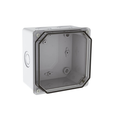 Elektripaigalduse termoplastne jaotuskast | hermetiseeritud | 113x113x73mm | pinna paigaldus | halogeenivaba | läbipaistev kate | IP67 | TEM Elektripaigalduse termoplastne jaotuskast | hermetiseeritud | 113x113x73mm | pinna paigaldus | halogeenivaba | läbipaistev kate | IP67 | TEM
