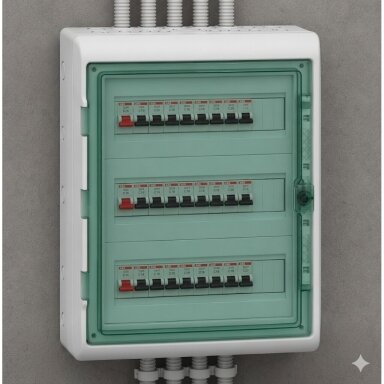 Elektro sadales | modulārais sadalnes skapis | kaste | sadalne | 54 moduļi (3x18) | 610x448x160mm | caurspīdīgas durvis | hermētisks | virsapmetuma | plastmasas | IP65 | Schneider Electric | Kaedra | 13986 Elektro sadales | modulārais sadalnes skapis | kaste | sadalne | 54 moduļi (3x18) | 610x448x160mm | caurspīdīgas durvis | hermētisks | virsapmetuma | plastmasas | IP65 | Schneider Electric | Kaedra | 13986