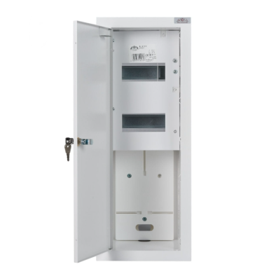 Elektro sadales skapis | kaste | 12 moduļi | ar slēdzeni | 180x540x180 mm | 1 fāzes elektro skaitītājiem | iebūvējams | tērauda | IP31 Elektro sadales skapis | kaste | 12 moduļi | ar slēdzeni | 180x540x180 mm | 1 fāzes elektro skaitītājiem | iebūvējams | tērauda | IP31