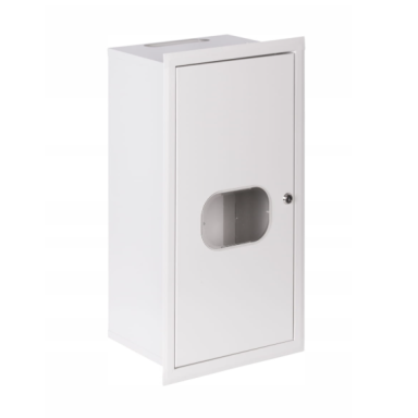 Elektro sadales skapis | kaste | 12 moduļi | ar slēdzeni un stiklu | 270x540x210mm | 1 fāzes un 3 fāžu elektro skaitītājiem | iebūvējams | tērauda | IP31 Elektro sadales skapis | kaste | 12 moduļi | ar slēdzeni un stiklu | 270x540x210mm | 1 fāzes un 3 fāžu elektro skaitītājiem | iebūvējams | tērauda | IP31