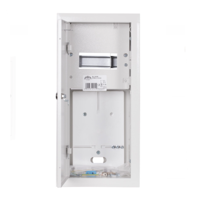 Elektro sadales skapis | Korpuss | 6 moduļi | Ar slēdzeni | 230x480x180 mm | 1 fāzes elektro skaitītājiem | Iebūvējams | Tērauda | IP31 Elektro sadales skapis | Korpuss | 6 moduļi | Ar slēdzeni | 230x480x180 mm | 1 fāzes elektro skaitītājiem | Iebūvējams | Tērauda | IP31