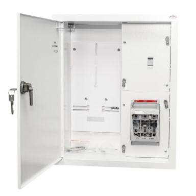 Elektro sadales skapis | Korpuss | 3 moduļi | Ar slēdzeni | 400x500x210 mm | 1x3 fāžu elektro skaitītājam | Iebūvējams | Tērauda | IP31 Elektro sadales skapis | Korpuss | 3 moduļi | Ar slēdzeni | 400x500x210 mm | 1x3 fāžu elektro skaitītājam | Iebūvējams | Tērauda | IP31