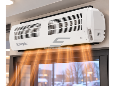Elektrinė oro užuolaida Dimplex AC  | 3000/6000W | 230V | 8,3m/s | 214x921x139 | IP21 | Dimplex AC6W 2
