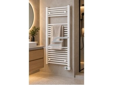 Elektrinis rankšluosčių džiovintuvas | gyvatukas | su laikmačiu | programuojamas | 500W | 230V | IP44 | 500x1300mm | baltas | ADAX Comfort 50-130-500 WHITE 4