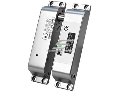 Elektromagnetinė durų spyna | sklendė | 12VDC | NC | jėga 800kg | su 0/3/6s uždelsimu | atrakinama įjungus maitinimą 1