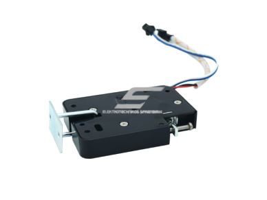 Elektroninė elektromagnetinė spyna | solenoidinis užraktas | 12V DC | 24 W | nerūdijantis plienas | išmanus valdymas | juoda