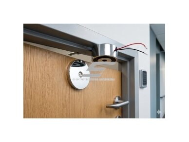 Elektromagnetinė durų spyna | 12V DC | 50 kg laikymo jėga | cilindrinė | keyless | prieigos kontrolės sistemoms 3 Elektromagnetinė durų spyna | 12V DC | 50 kg laikymo jėga | cilindrinė | keyless | prieigos kontrolės sistemoms 3