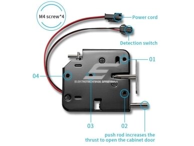 Elektromechaninė sklendė | užraktas | paštomatams | 12VDC | 2A | 73x66x13mm | atrakinama įjungus maitinimą | plieninis | juoda 2 Elektromechaninė sklendė | užraktas | paštomatams | 12VDC | 2A | 73x66x13mm | atrakinama įjungus maitinimą | plieninis | juoda 2
