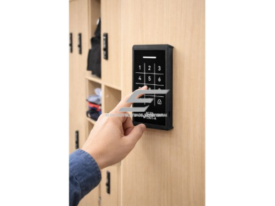 Elektroninė spintelės spyna su PIN kodu | skaitmeninė | 110x60x20mm | ABS plastikas | universali | juoda 2 Elektroninė spintelės spyna su PIN kodu | skaitmeninė | 110x60x20mm | ABS plastikas | universali | juoda 2