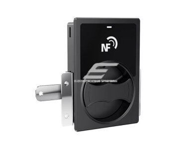 Išmani spynelė | spintelei | su NFC atrakinimu | 109x75x29,4mm | juoda Išmani spynelė | spintelei | su NFC atrakinimu | 109x75x29,4mm | juoda