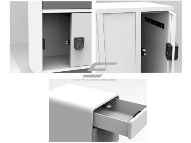 Elektroninė spyna su RFID skaitytuvo | piršto antspaudo | PIN kodo | bluetooth BLE 4.0 atrakinimu | spintelei | stalčiui | 63x58x20mm | juoda 3 Elektroninė spyna su RFID skaitytuvo | piršto antspaudo | PIN kodo | bluetooth BLE 4.0 atrakinimu | spintelei | stalčiui | 63x58x20mm | juoda 3