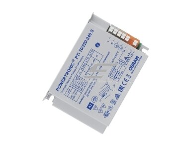 Elektroninis balastas | metalo halogeno lempoms | PTi 70/220–240 S | POWERTRONIC | OSRAM Elektroninis balastas | metalo halogeno lempoms | PTi 70/220–240 S | POWERTRONIC | OSRAM