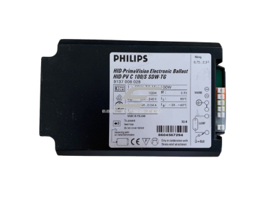 Elektroninis balastas natrio lempoms | 100W | 220-240V | HID-PV 100/S SDW-TG Philips 1 Elektroninis balastas natrio lempoms | 100W | 220-240V | HID-PV 100/S SDW-TG Philips 1