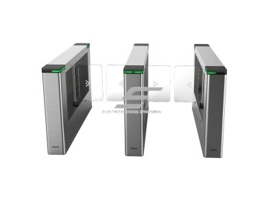 Elektroninis praėjimo kontrolės turniketas | dvipusis | su durelėmis/varteliais | kairė pusė | žmonių srauto valdymui | IP54 | Hikvision DS-K3B501SX-L/M/DP Elektroninis praėjimo kontrolės turniketas | dvipusis | su durelėmis/varteliais | kairė pusė | žmonių srauto valdymui | IP54 | Hikvision DS-K3B501SX-L/M/DP