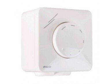 Potenciometras | elektroninis ventiliatoriaus greičio reguliatorius | 1,5A | 230VAC | potinkinis/virštinkinis | IP54/IP44 | su LED indikacija | Sentera Controls | LTY-0-15-AT Potenciometras | elektroninis ventiliatoriaus greičio reguliatorius | 1,5A | 230VAC | potinkinis/virštinkinis | IP54/IP44 | su LED indikacija | Sentera Controls | LTY-0-15-AT
