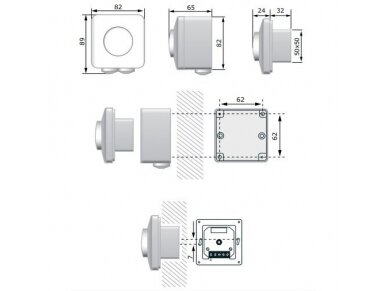 Potenciometras | elektroninis ventiliatoriaus greičio reguliatorius | 1,5A | 230VAC | potinkinis/virštinkinis | IP54/IP44 | su LED indikacija | Sentera Controls | LTY-0-15-AT 1 Potenciometras | elektroninis ventiliatoriaus greičio reguliatorius | 1,5A | 230VAC | potinkinis/virštinkinis | IP54/IP44 | su LED indikacija | Sentera Controls | LTY-0-15-AT 1