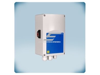 Elektroninis ventiliatoriaus greičio reguliatorius | Modbus RTU | 0-10VDC | 6A | 230VAC | virštinkinis | IP54 | Sentera Controls | EVS-1-60-DM