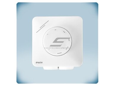 Elektroninis ventiliatoriaus greičio reguliatorius nuo maks. iki min. | 2,5A | 230VAC | virštinkinis/potinkinis | IP54/IP44 | Sentera Controls | MTXN0-25-AT 1